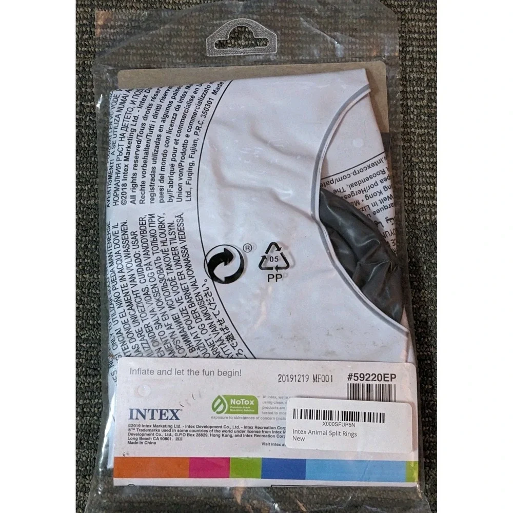 Intex Split Ring Pengiun Pool Float New Ages 3-6  25
